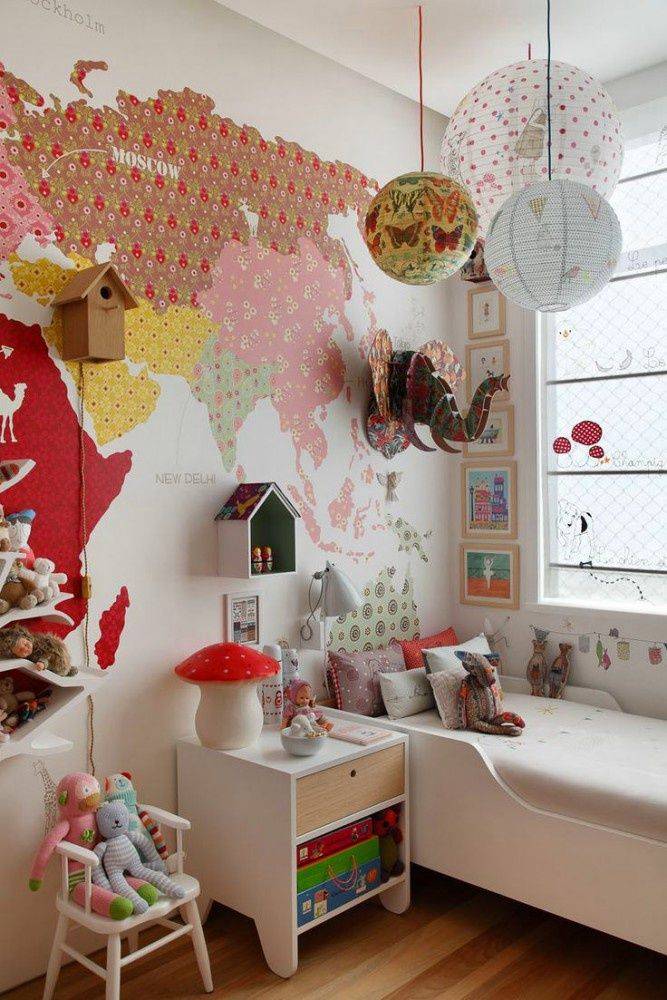 Декор детской: 95 фото красивых идей оформления детской комнаты для мальчиков и девочек