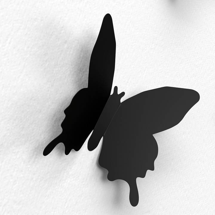Бабочки на стену: трафареты для создания своими руками