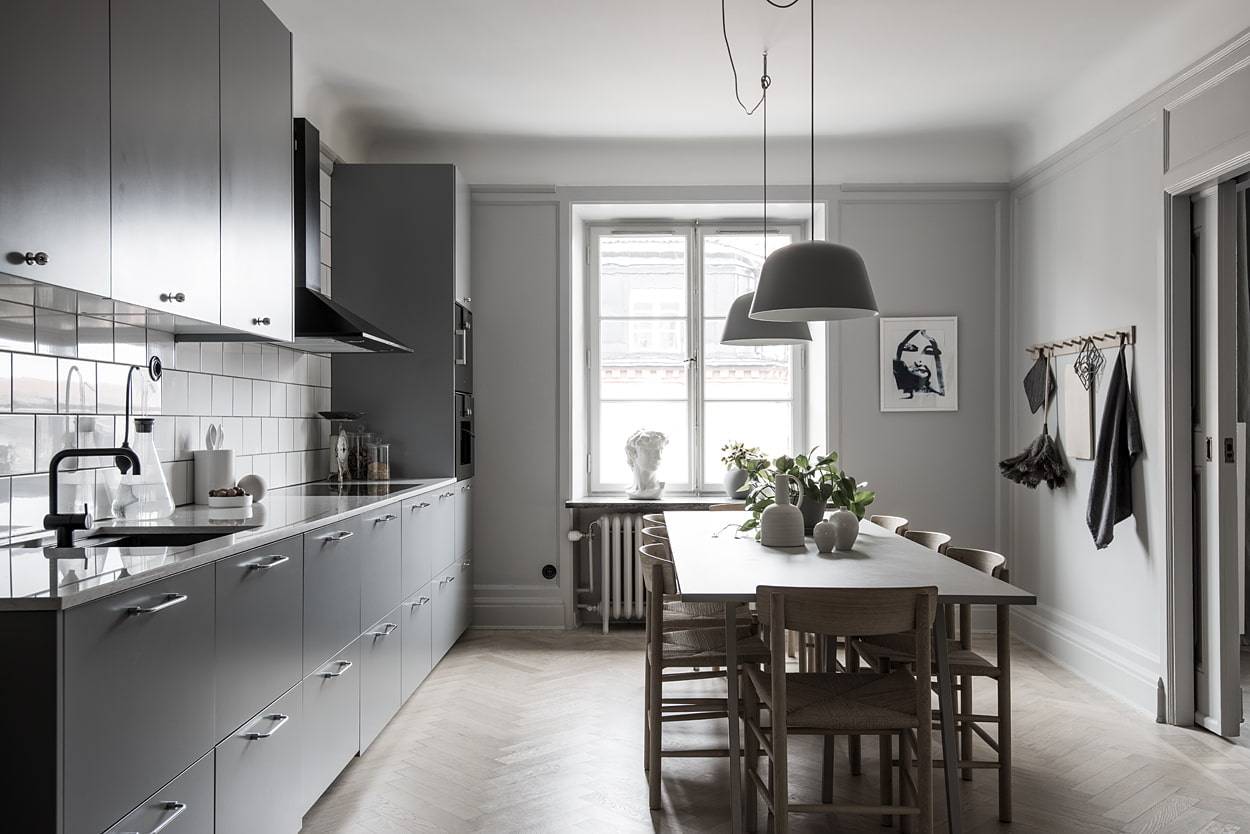 Кухня в скандинавском стиле (45 фото): оформление интерьера кухни-гостиной, идеи дизайна, видео и фото
