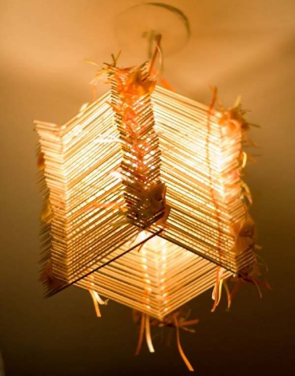 Светильник своими руками: мастер-класс декора и креативные идеи оформления светильников (105 фото)