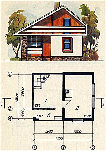 Проекты советских дачных домов