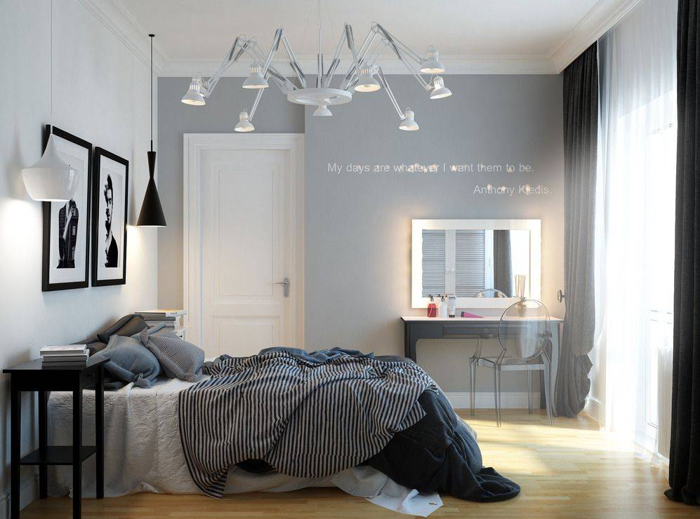 ???? спальня в скандинавском стиле: особенности оформления и фотопримеры интерьера