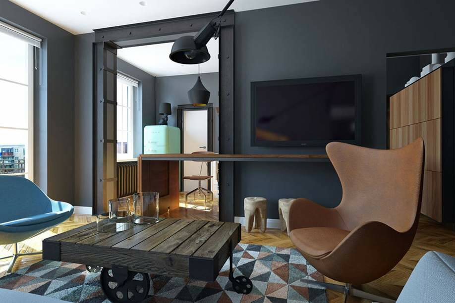Дизайн квартиры-студии 30 кв. м: интерьер + идеи | gd-home.com