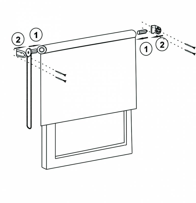 Как закрепить рулонные шторы на пластиковое окно своими руками: способы монтажа и пошаговая инструкция