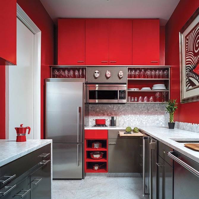 Кухня в синем цвете - 130 фото новинок стильного и современного дизайна