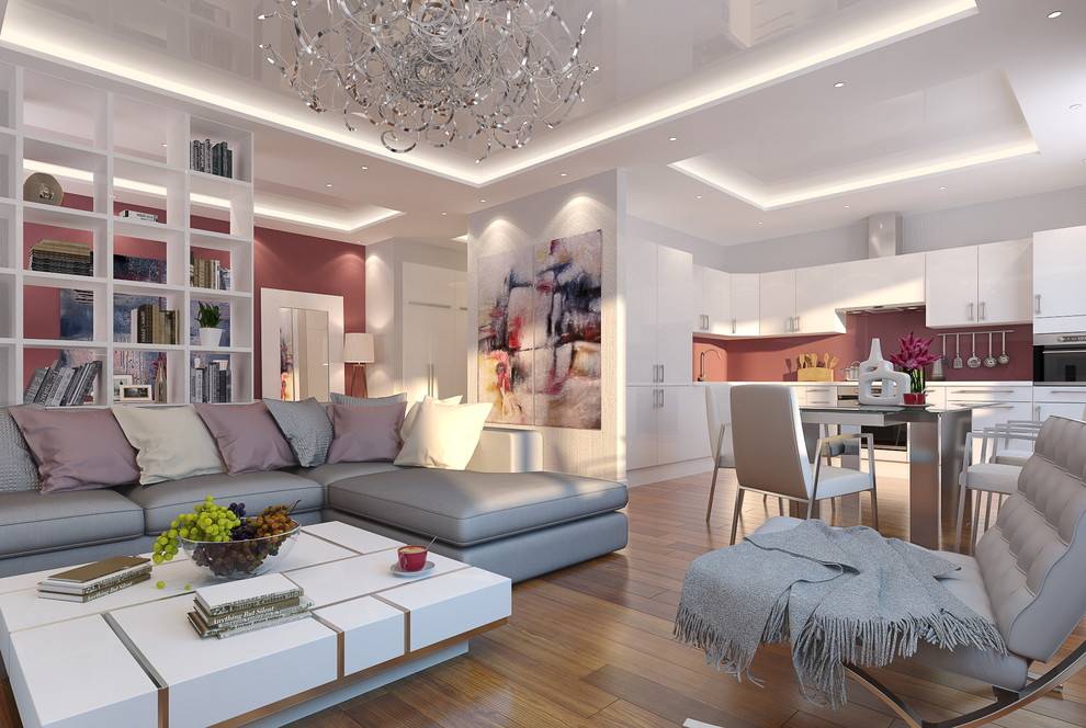 Дизайн интерьера в трехкомнатной квартире: фото планировки, интерьер 3-х комнатной квартиры | ileds.ru