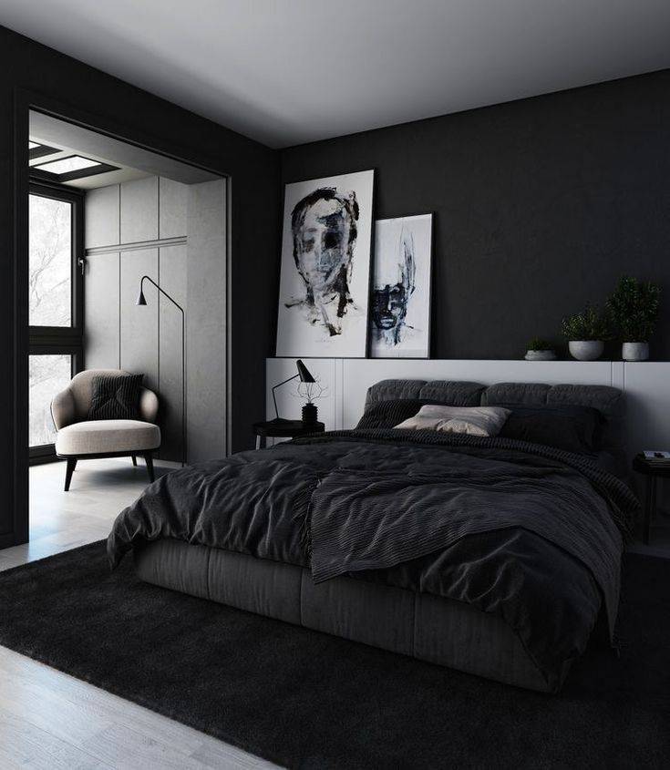Спальня в темных тонах: фото новинки дизайна, реальные примеры оформления интерьера в современном стиле
