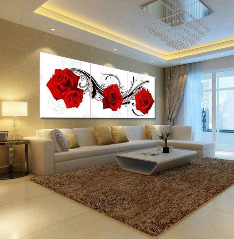 Картины в гостиную (65 фото): как повесить на стену, интерьер зала с модульными изображениями в современном и классическом стиле