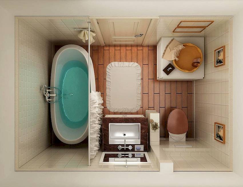Дизайн ванной 3 кв.м. - 75 фото интерьеров после ремонта, красивые идеи