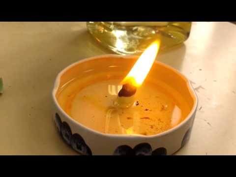 Как сделать оригинальную ароматическую свечу своими руками