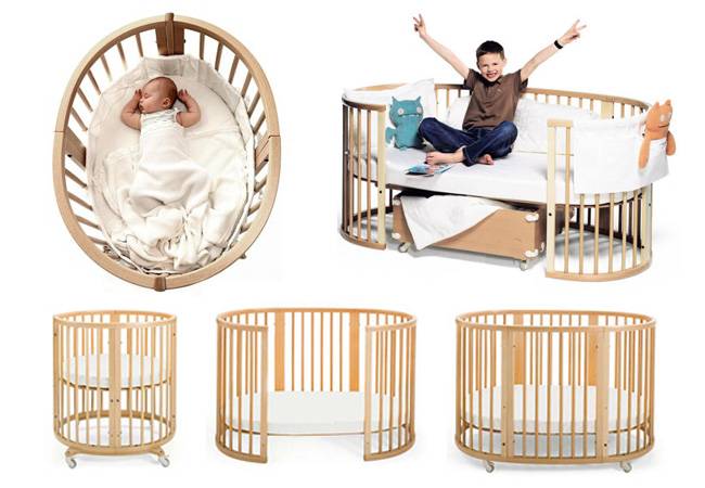 Особенности круглой кроватки трансформера для новорожденных