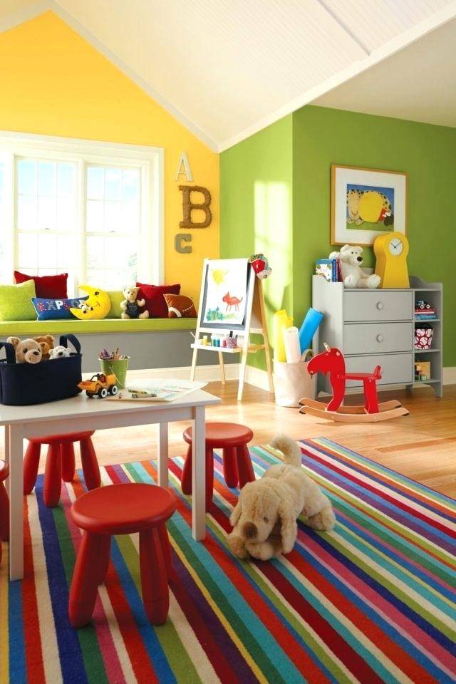 Интересное оформление детской комнаты