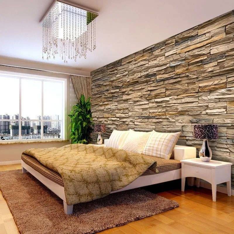 Декоративный камень в интерьере прихожей: 53 фото-идеи отделки стен искусственным и натуральным камнем
