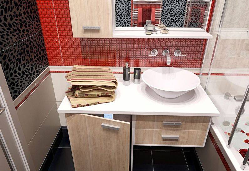 Дизайн ванной 2 на 2 м - функциональная комната +75 фото примеров