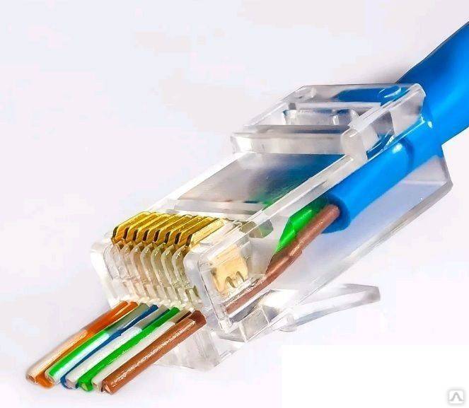 Подключение интернет-розетки c rj45 и обжим витой пары