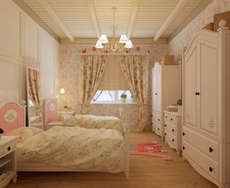 Дизайн спальни в деревянном доме: расположение комнаты, стили оформления и особенности интерьера