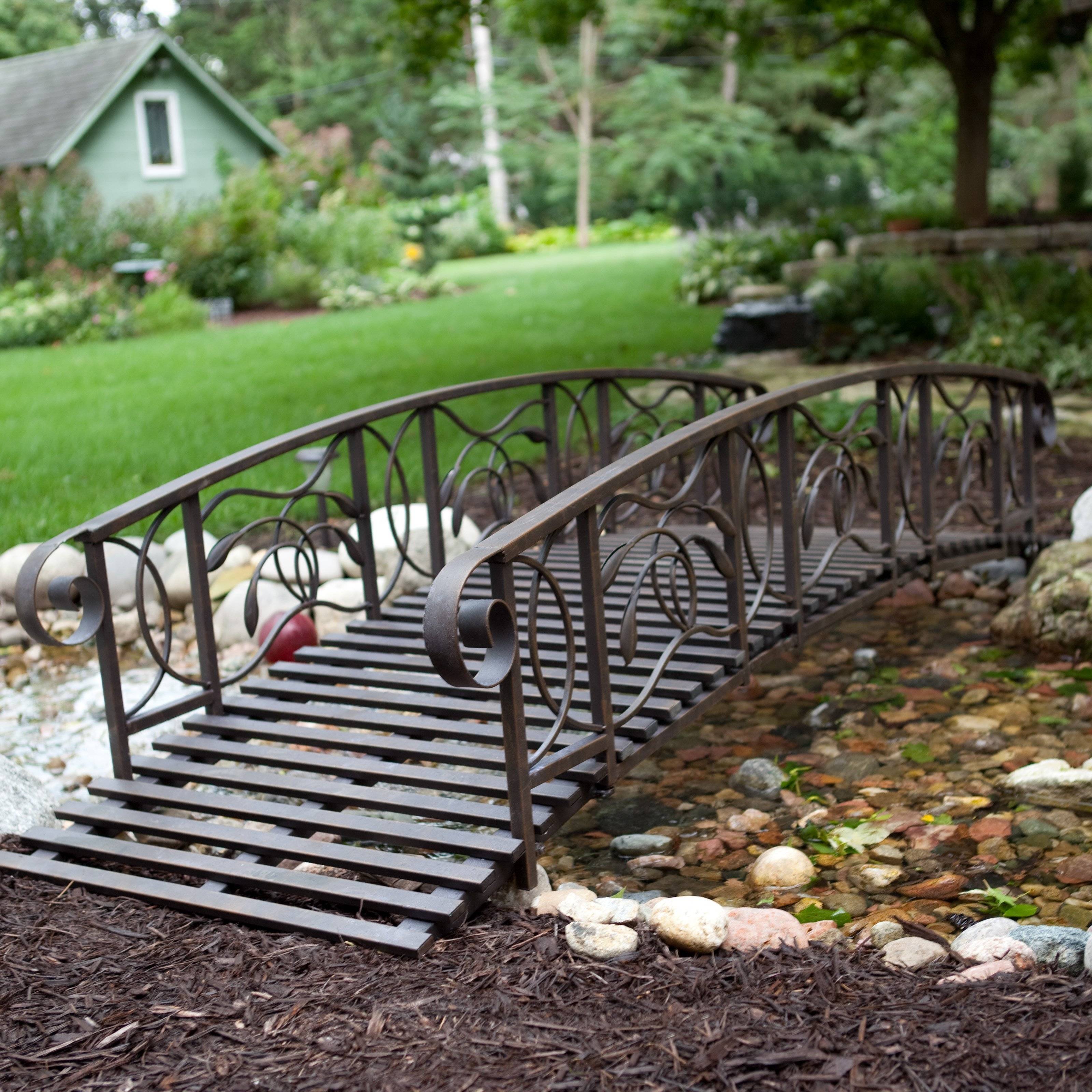 Декоративный мостик для сада своими руками: фото лучших вариантов, идеи создания из дерева и металла