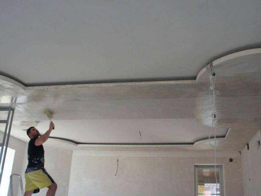 Как сделать двухуровневый потолок из гипсокартона своими руками: пошаговая инструкция