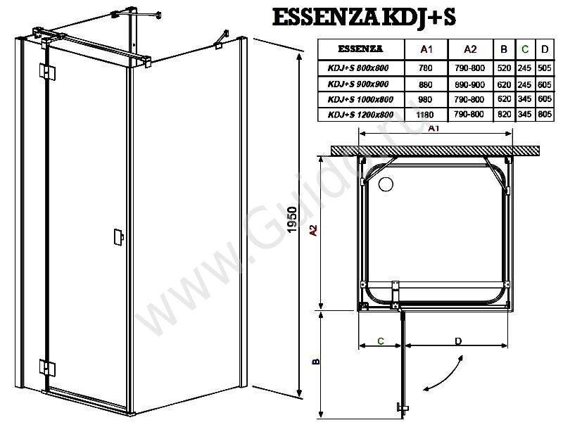 Размер кабины. Чертеж душевой кабины 120на70. Radaway Essenza New KDJ+S. Душевая кабина габариты 80/80/170. Radaway Essenza New KDJ 900 900.