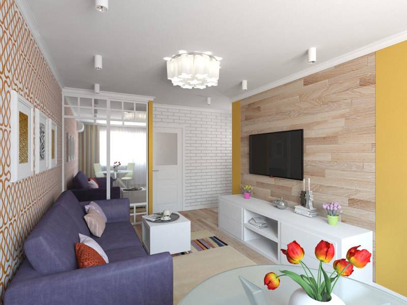 Дизайн однокомнатной квартиры 40 кв. м — интересные варианты интерьера (81 фото): проекты ремонта современных 1-комнатных квартир