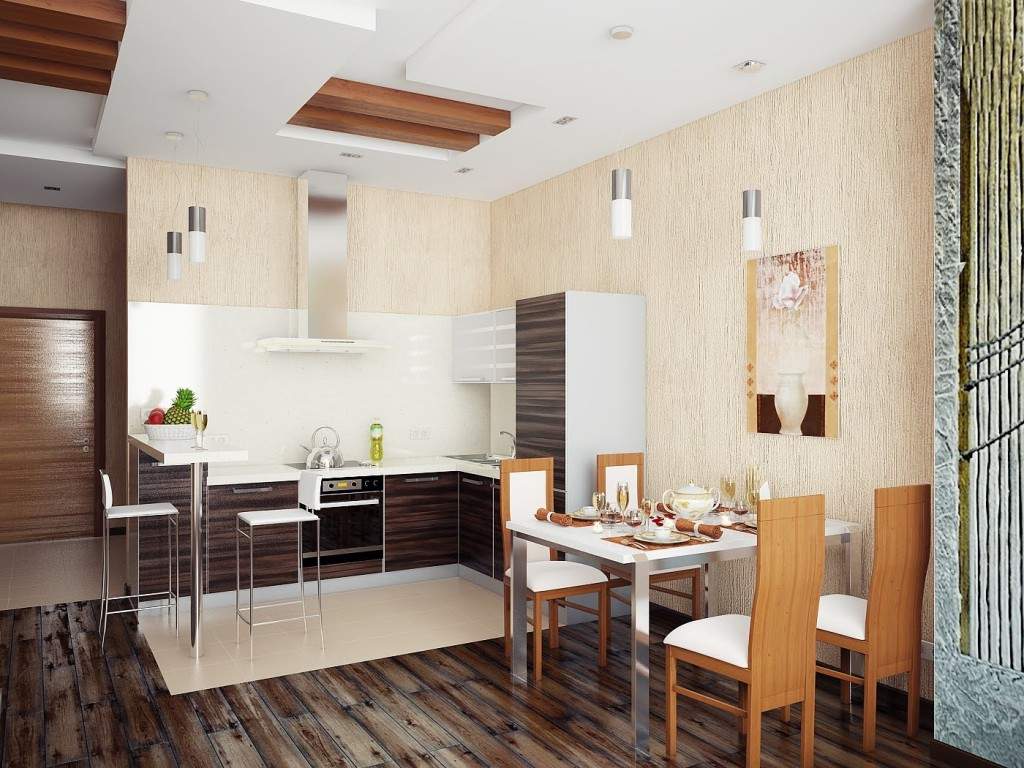 Дизайн кухни-столовой-гостиной (78 фото): нюансы планировки в квартире и частном доме, оформление интерьера в белом и других цветах
