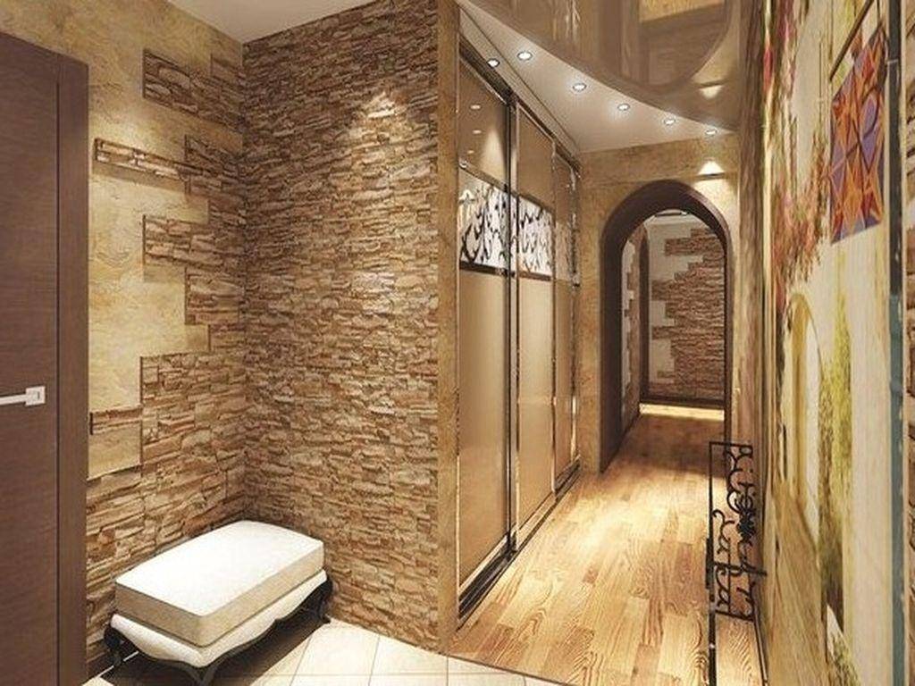 Оформление стен в коридоре (прихожей): 100 лучших вариантов отделки