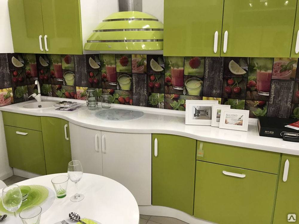 Кухня салатового цвета: 100 фото красивых и стильных идей дизайна
