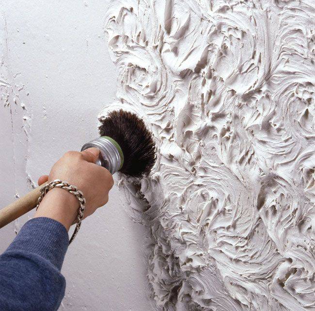 Популярные рельефные текстуры фактурной штукатуркой на стенах: 50 фото