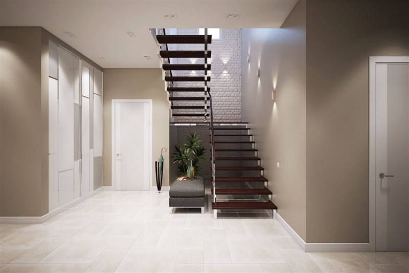 Как оформить лестницу на второй этаж в частном доме?