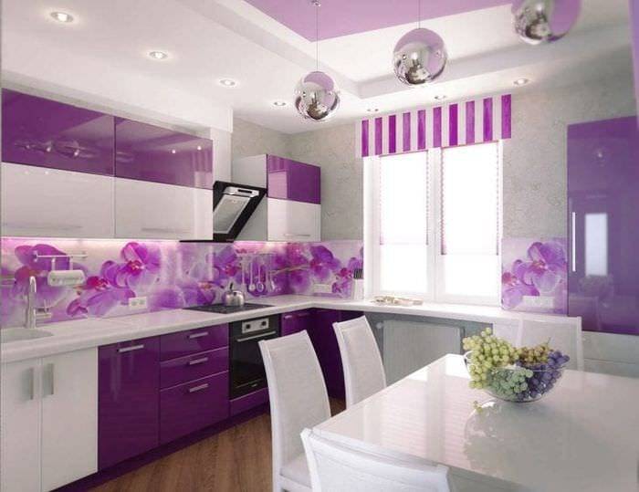 Интерьер фиолетовой кухни: как создать кухню своей мечты со вкусом