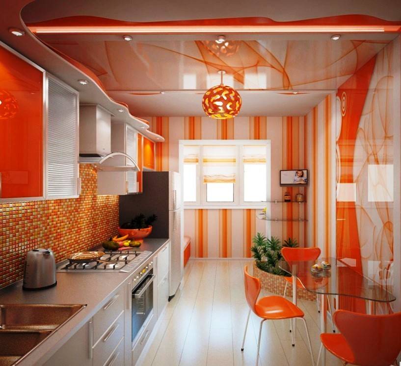 Кухня в оранжевом цвете: фото-идеи для создания оптимистического и теплого дизайна