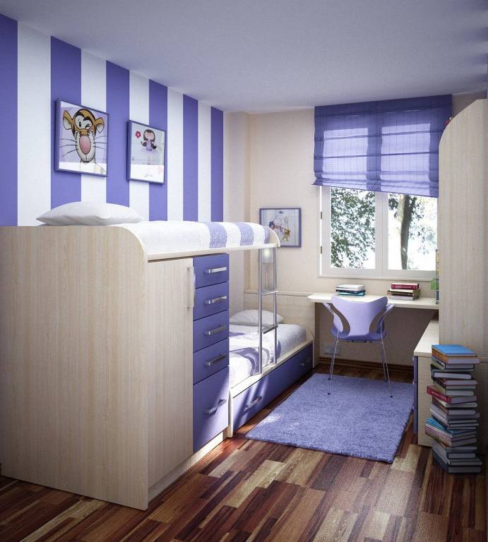 Дизайн интерьера детской комнаты для двух мальчишек – дизайн для дома