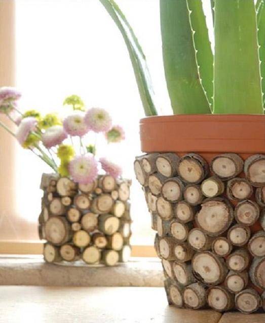 25 идей декора цветочных горшков своими руками
