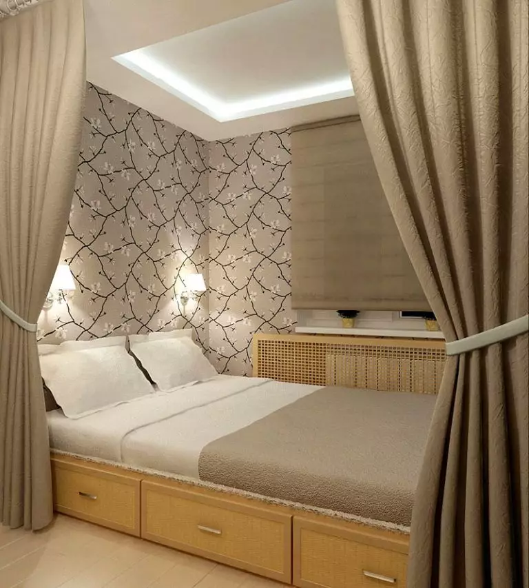 Особенности интерьера и дизайна узкой спальни