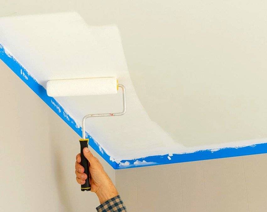 Как покрасить потолок на кухне: какую краску использовать, чем лучше отделать, видео и фото