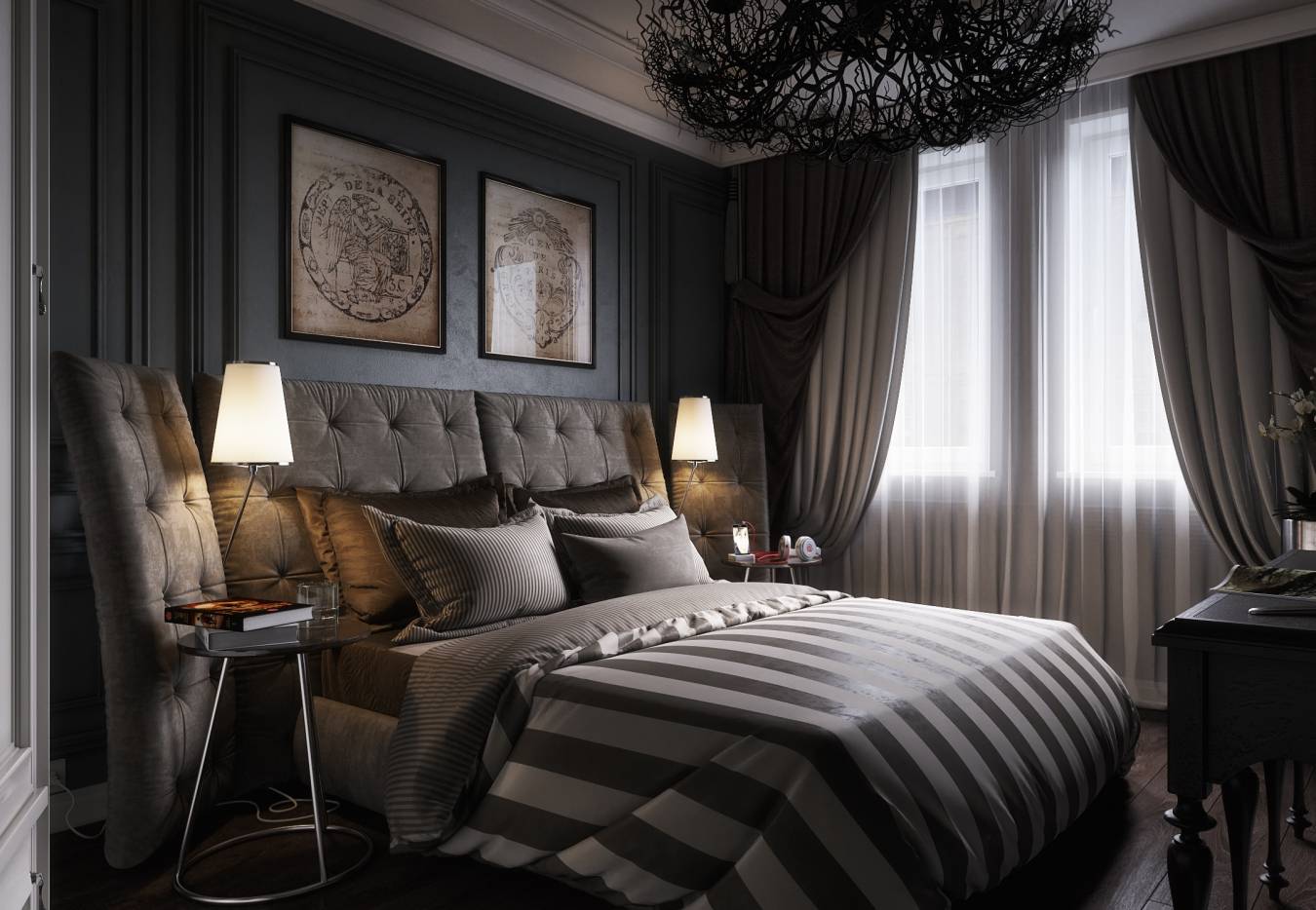 Спальня в стиле арт-деко 2021: особенности оформления, интересные варианты дизайна интерьера, реальные фото