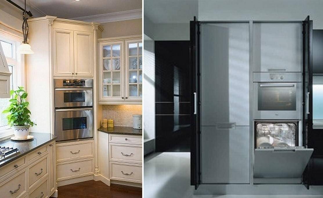 Можно ли встроить обычный холодильник в кухню: идеи и советы