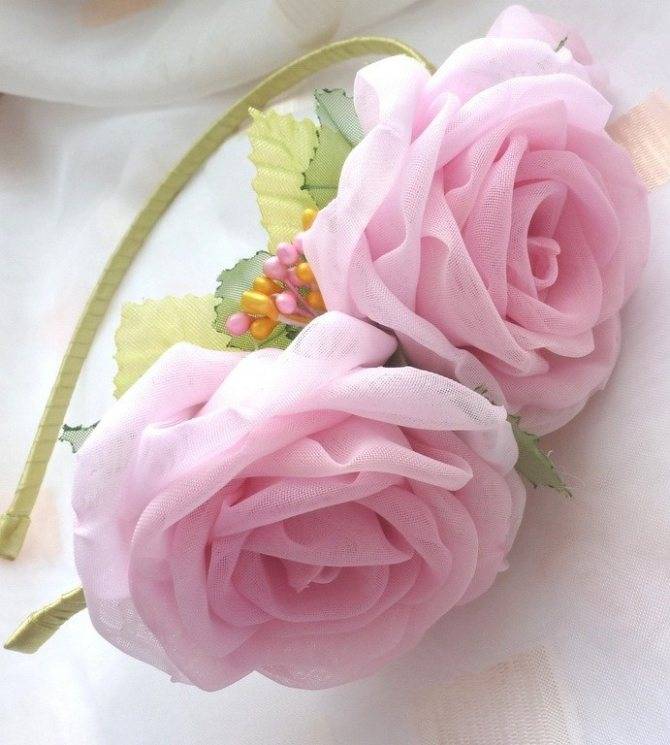 Мелкие цветы из ткани. | vortex flowers