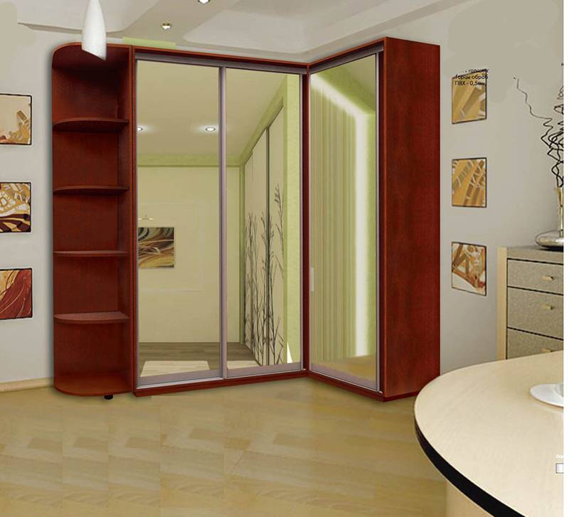 Угловые шкафы-купе в прихожую (50 фото): идеи для дизайна, внутреннее наполнение, выбор маленького шкафа с открытой частью и с зеркалом, полукруглые и треугольные модели