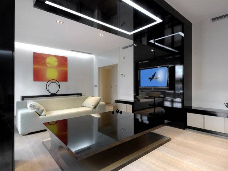 Стиль хай-тек в интерьере квартиры (75 фото): идеи для дизайна и ремонта с отделкой в зарубежном стиле-2021