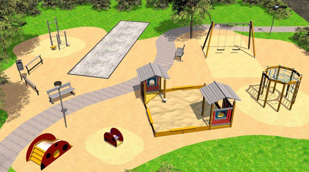 Как сделать детскую площадку на даче своими руками: план площадки, варианты комплекса, нюансы изготовления