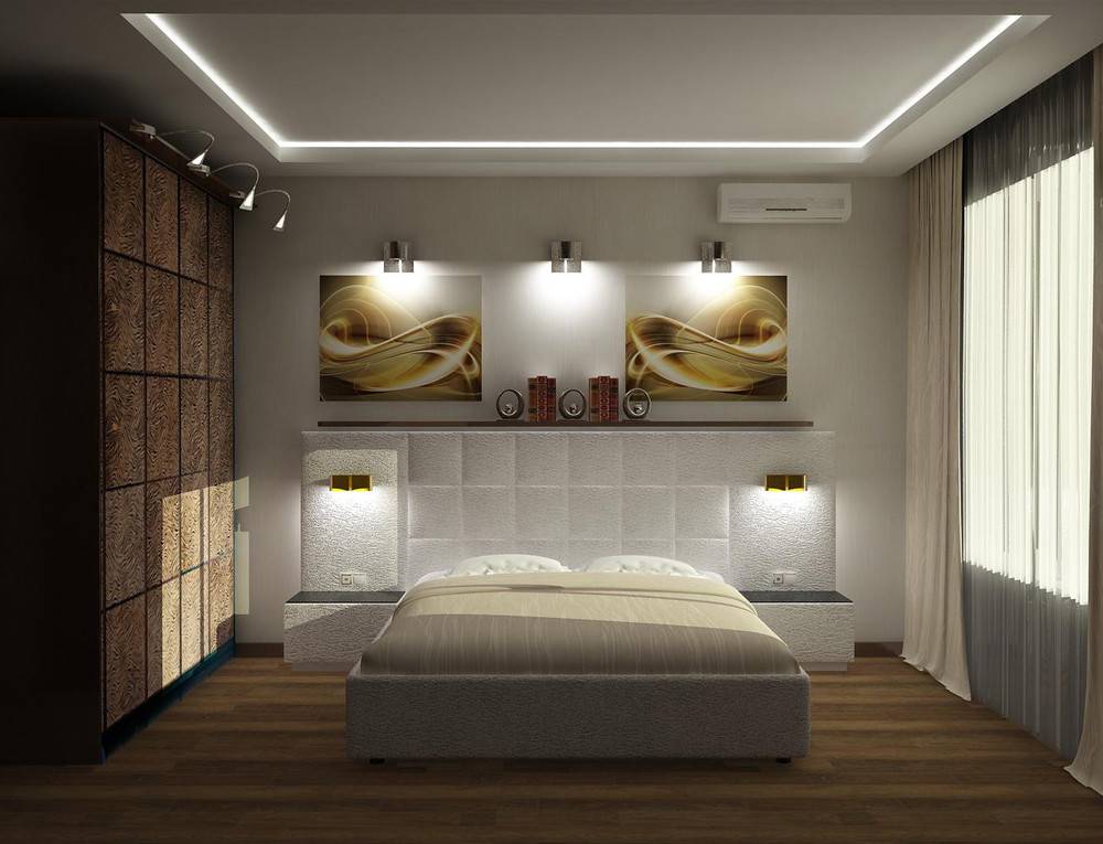Ниша в спальне — оформляем по уму, 150 фото идей практичного дизайна