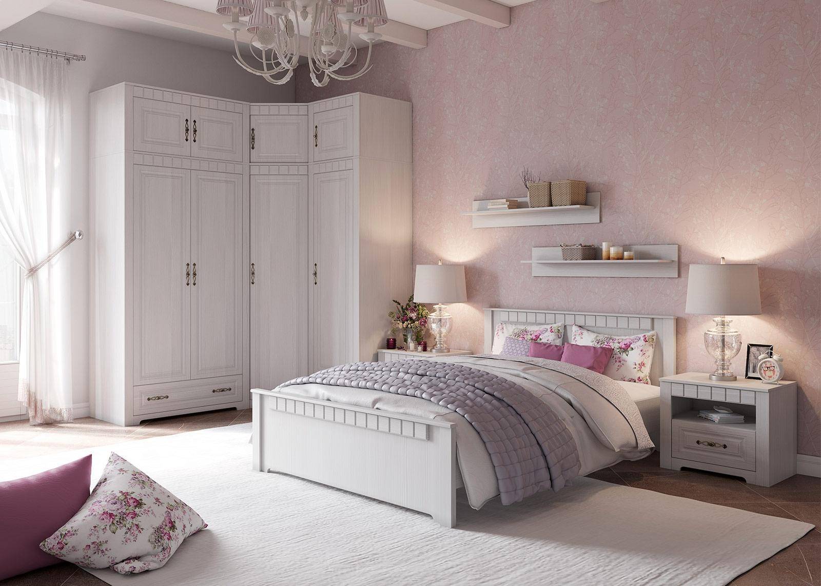 Спальня в стиле прованс – фото интерьера и дизайна спальни прованс