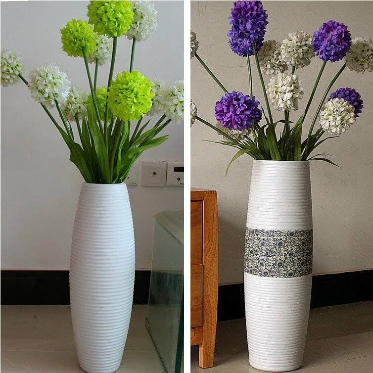 Напольная ваза своими руками в различных техниках. как сделать красивую напольную вазу своими руками в домашних условиях