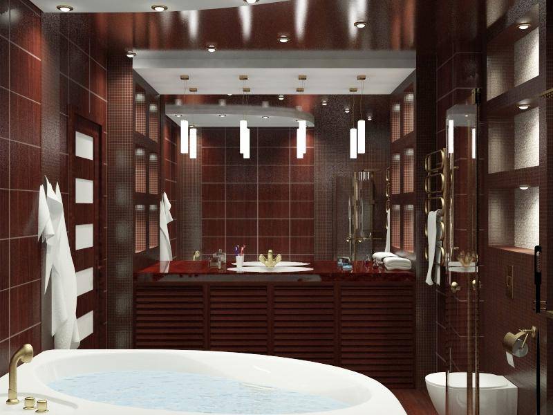 Дизайн зеленой ванной комнаты: 100+ реальных фото примеров и идей оформления