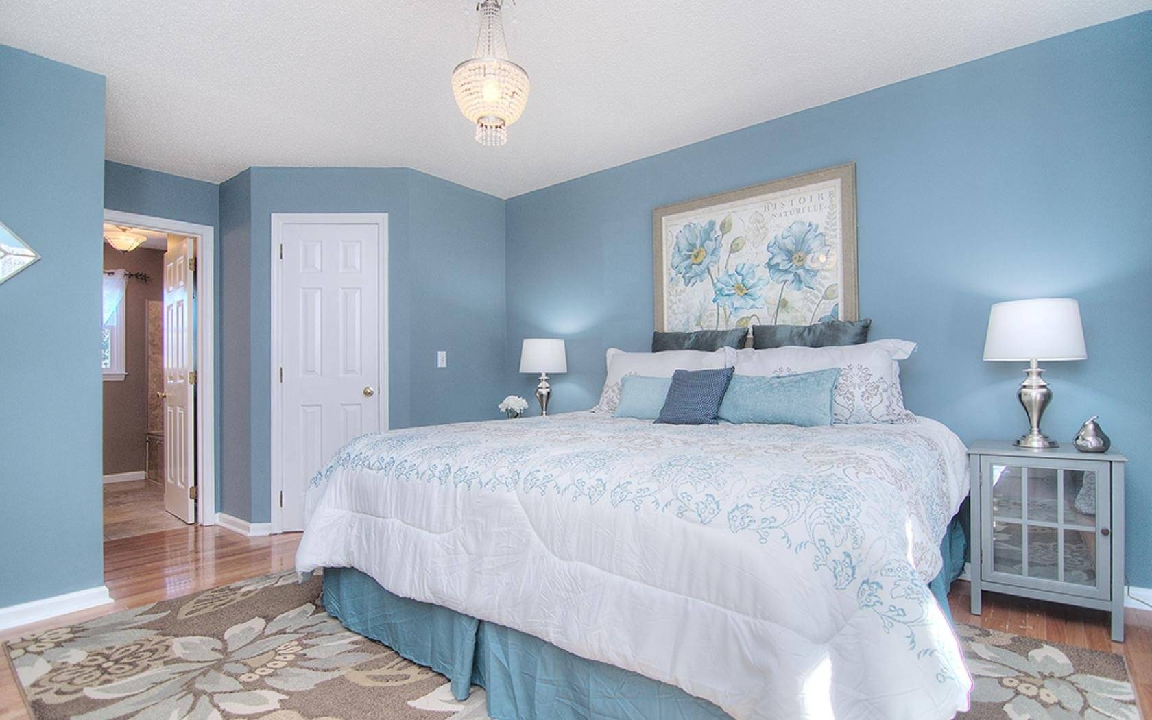 Голубая спальня: 105 фото элегантных и романтичных вариантов украшения спальни