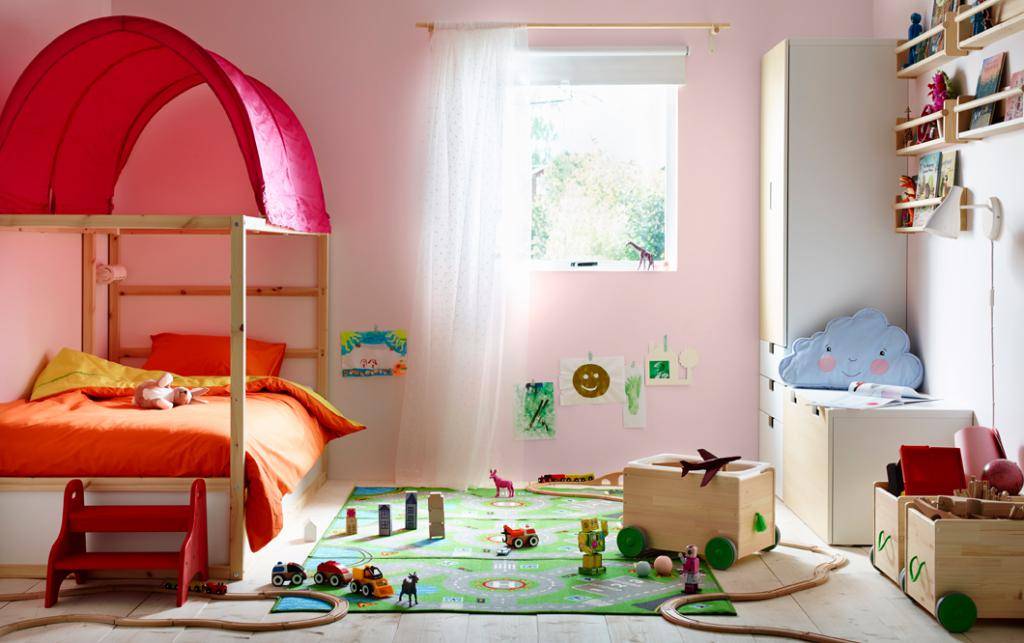 Зонирование детской комнаты как основа дизайна интерьера для школьников
