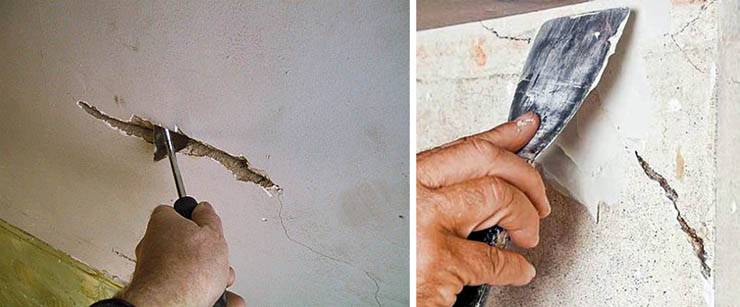 Чем заделать трещины в стене внутри дома — ремонт квартир