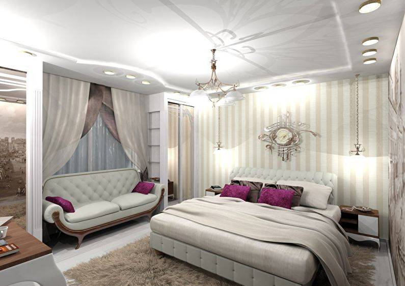 Дизайн спальни 16 кв. м. - 120 фото идей современного оформления