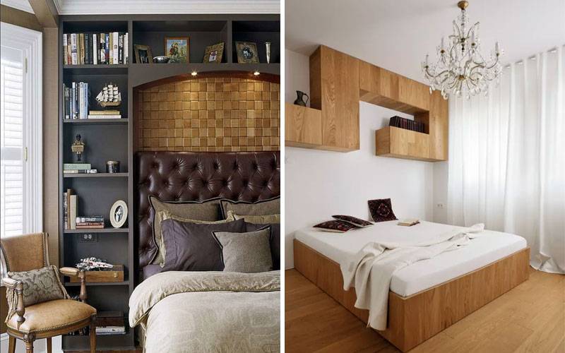 Полки в спальню — настенные, напольные и над кроватью, варианты размещения и примеры дизайна (140 фото идей)
